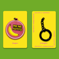 Image 1 of Giugizu Portachiavi/Charm borsa "Me ne fotto"