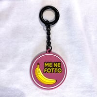 Image 2 of Giugizu Portachiavi/Charm borsa "Me ne fotto"