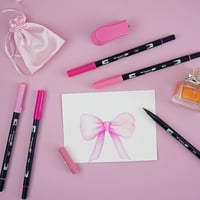 Image 4 of Tombow ABT Dual Brush Pen⎜Pink Edition