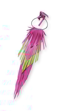 Image 3 of Collana in pelle artigianale CROW KING - Tropicana