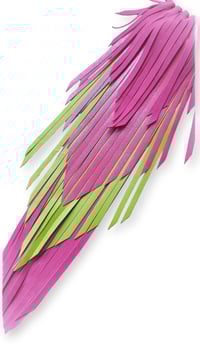 Image 4 of Collana in pelle artigianale CROW KING - Tropicana