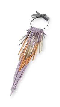 Image 3 of Collana in pelle artigianale CROW KING - Solaris