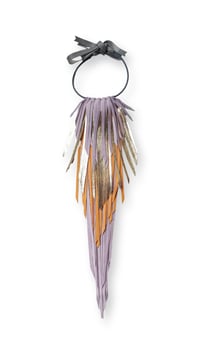 Image 1 of Collana in pelle artigianale CROW KING - Solaris