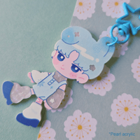 Image 4 of &TEAM frosted charms + sticker sheet