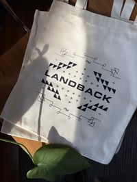 Image 2 of Landback Tote Bag - Whirling Logs