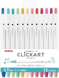 Image 1 of Zebra Clickart Water Based Pen⎜LT set