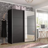 Image 1 of Belluno Gliderobe - Dark Grey