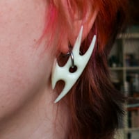 Image 2 of SHARK T00TH earrings