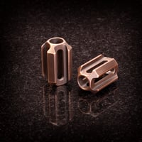 Image 3 of Pierced Lanyard Bead - Copper or Brass