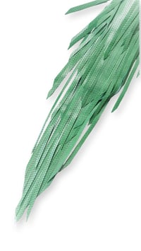 Image 4 of Collana in pelle artigianale CROW KING - Green Ray