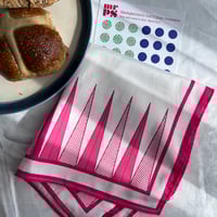 Image 1 of Backgammon board game printed cotton napkin