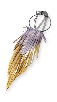 Image 6 of Collana in pelle artigianale CROW MEDIUM Necklace - Barlume