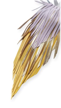 Image 5 of Collana in pelle artigianale CROW MEDIUM Necklace - Barlume