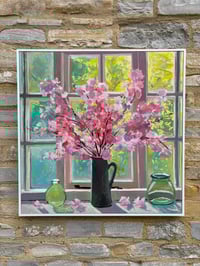 Image 2 of Cherry blossom funk and forsythia. Just finished. Currently drying. 