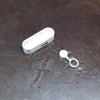 Image 3 of One-of-a-Kind Embellished Red Line Neckpiece