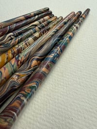 Image 3 of Hand Marbled Wooden Dip Pen - No.4