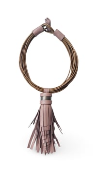 Image 1 of Collana artigianale in pelle LOGGIA - Eterna