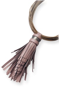 Image 5 of Collana artigianale in pelle LOGGIA - Eterna