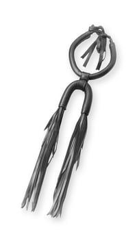 Image 1 of Collana scultura in pelle Minotauro23 - Nero 