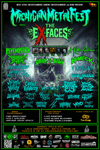 11"X17" 2026 Michigan Metal Fest FULL Line-Up Poster!! 