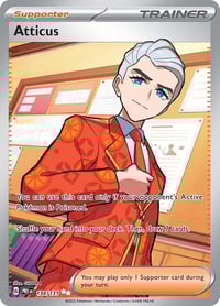 Atticus - 134/131 - SV: Prismatic Evolutions - Near Mint