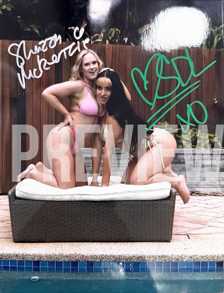 Image of SDL X SHAZZA LIMITED SIGNED 8x10