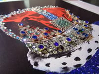 Image 2 of Blue emblem Blue Crown on black