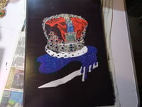 Image 1 of Blue emblem Blue Crown on black