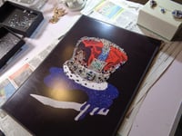 Image 5 of Blue emblem Blue Crown on black