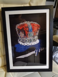 Image 10 of Blue emblem Blue Crown on black