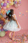 Confetti MINIS! (on a pink backdrop)