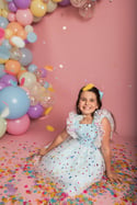 Confetti MINIS! (on a pink backdrop)