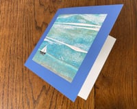 Image 3 of Black Boat White Sail Cards (6 Pack)