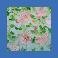 Image 1 of Pink Roses Fresh Cards (6 Pack)