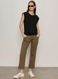 Image 5 of Retreat Crop in Burnt Olive