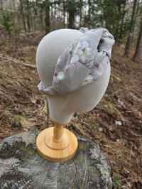 Image 1 of Linen Twist Headband in Japanese Orchid