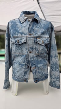 Image 1 of Vintage Denim Sunflowers