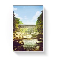 Image 1 of River View of a Covered Bridge