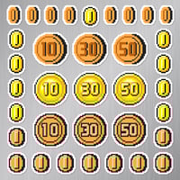 Image 2 of Super Mario Maker 2: Coins Sticker/Magnet Sets (35 Pieces)