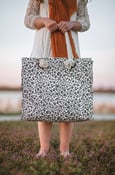 Image of Leopard/Stripe Maui Bag