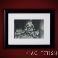 Eye Contact Original Framed Drawing