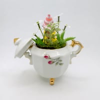 Image 6 of Springtime Gnome named Daisy with flowers tabletop decor