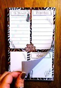 Image 2 of Handmade Trendy To Do List Notepad, organize, pages, tasks, notes, priorities, gift, planner, pad