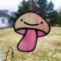 Pink Lil' Mushie Suncatcher