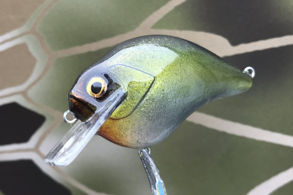 Custom Airbrushed S-CRANK 1.5 Squarebill Crankbait 2818