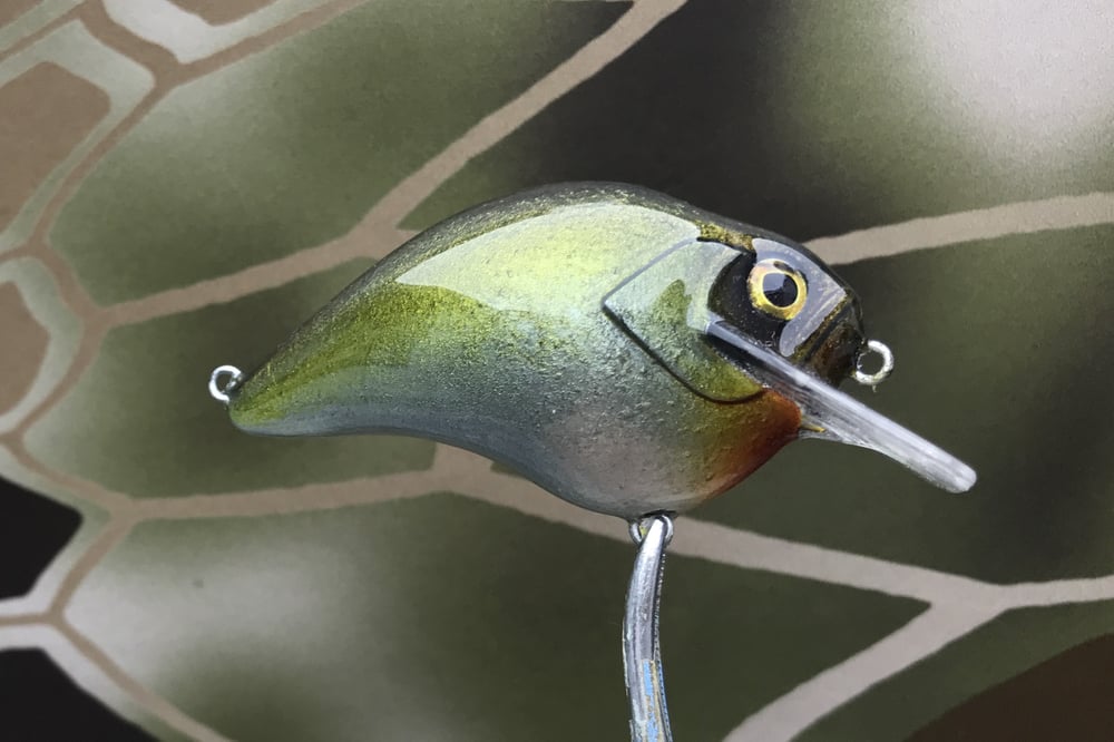 Custom Airbrushed S-CRANK 1.5 Squarebill Crankbait 2818 - Image 3