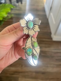 Image 3 of Turquoise Flower Pendant