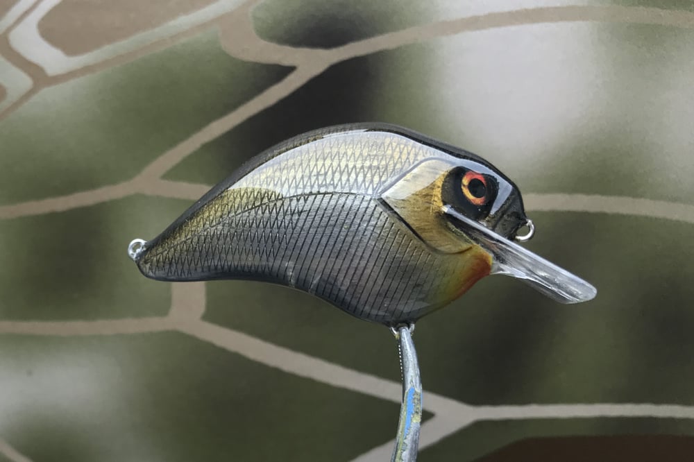 Custom Airbrushed S-CRANK 1.5 Squarebill Crankbait 2866 - Image 3