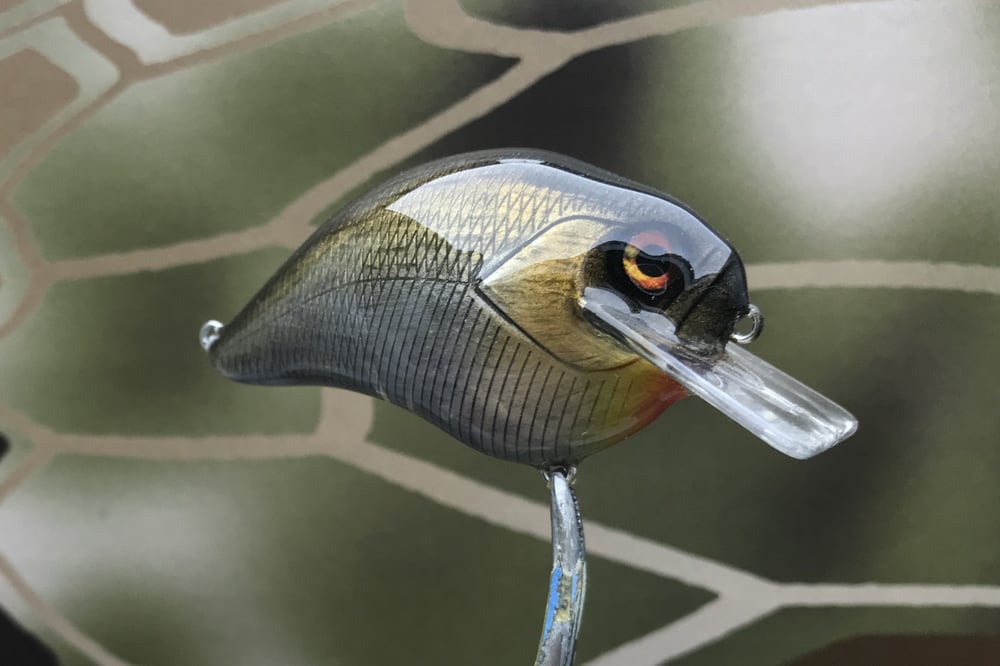 Custom Airbrushed S-CRANK 1.5 Squarebill Crankbait 2866 - Image 2