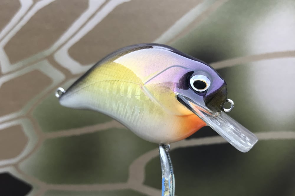 Custom Airbrushed S-CRANK 1.5 Squarebill Crankbait 2896 - Image 2